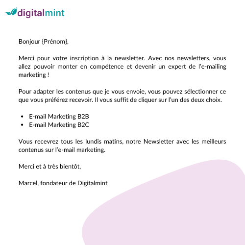 7 exemples d’emails à intégrer dans vos scénarii marketing  Digitalmint